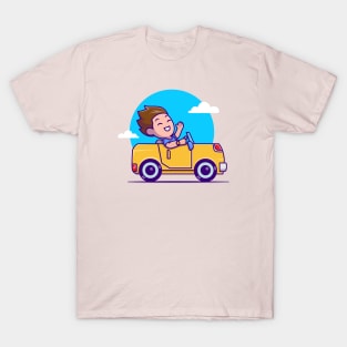 Man Driving Car T-Shirt